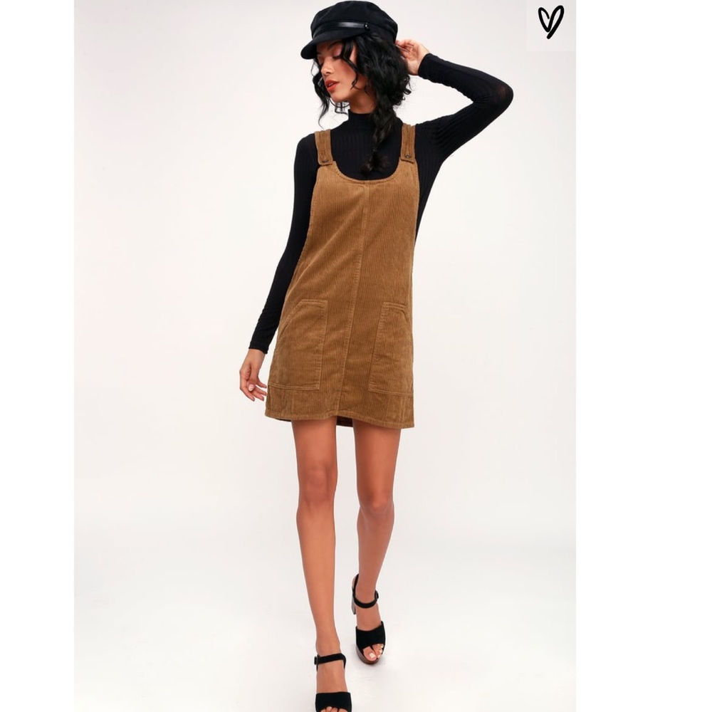 Corduroy Pinafore Dress